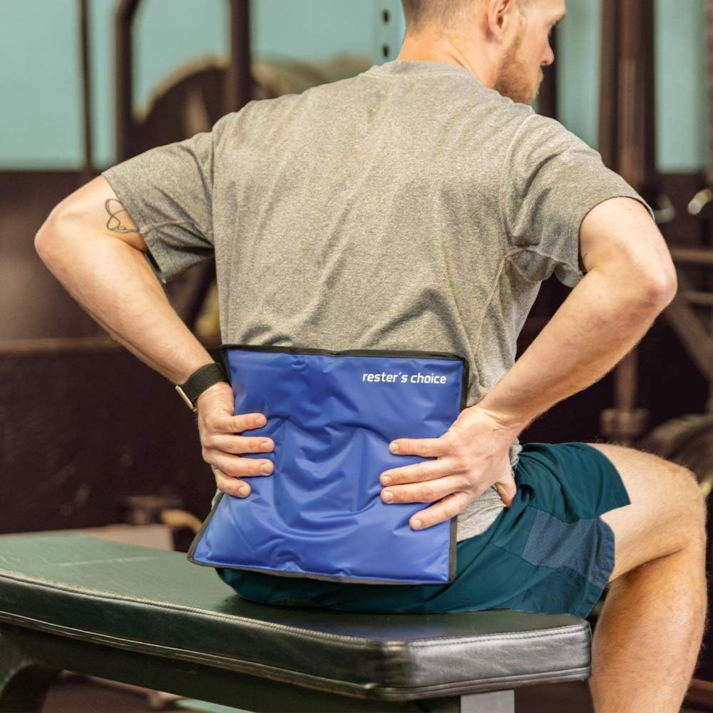 Gel Soft Flexible Ice Pack for Injuries Reusable - (Large: 11"x14.5") for Hip, Shoulder, Knee, Back - Comfy Cold Pack Compress for Swelling, Bruises, Surgery