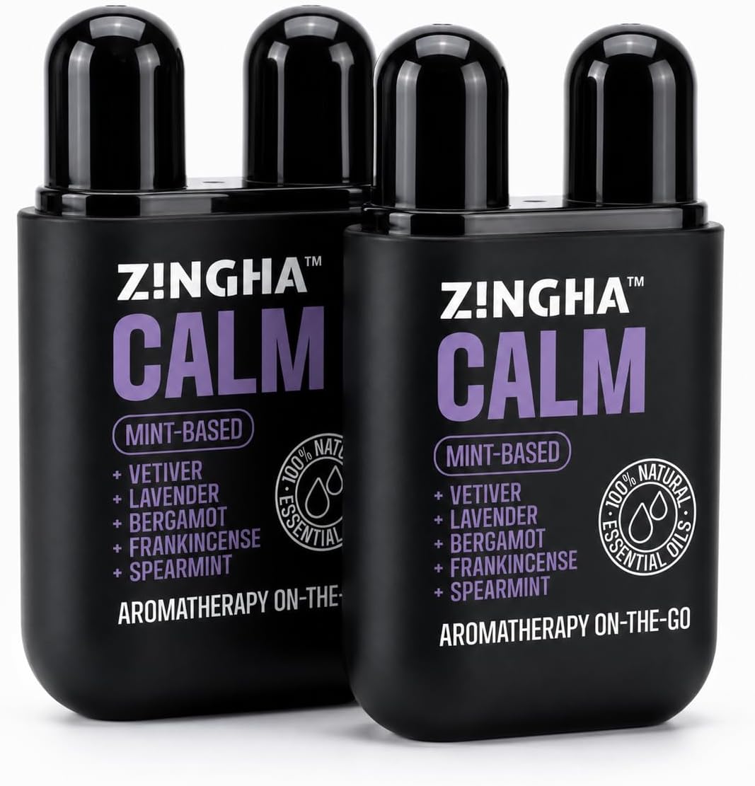 ZINGHA Nasal Stick - Instant Clear Breathing & Sinus Relief | Strong Aromatherapy Inhaler with Natural Essential Oils | Portable Mood Boost & Mental Clarity Reset