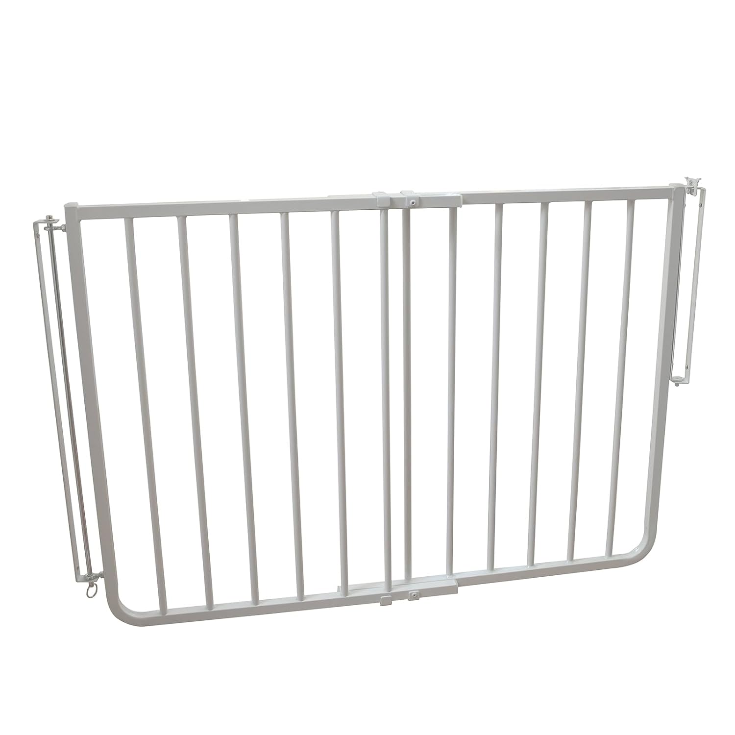 Cardinal Gates SS30 Stairway Special Baby and Pet Gate, 27-42.5 in, Black | One-hand latch, two-way swing and angle-mount hardware for babies and pets