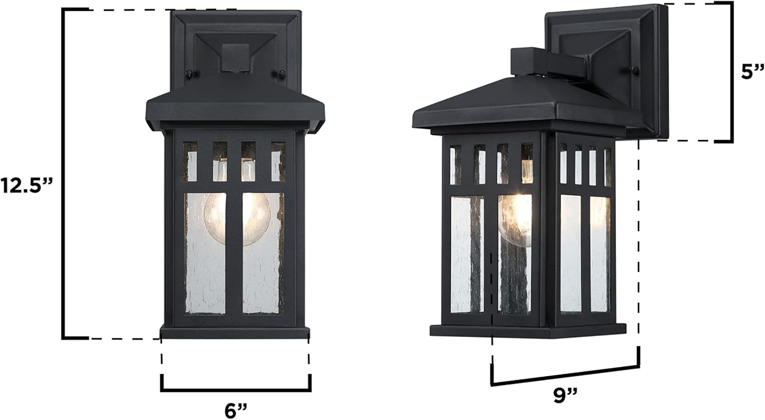 Westinghouse 6732800 Burnham One-Light Exterior Wall Lantern on Steel with Honey Art Glass, Oil Rubbed Bronze Finish, 1 Pack