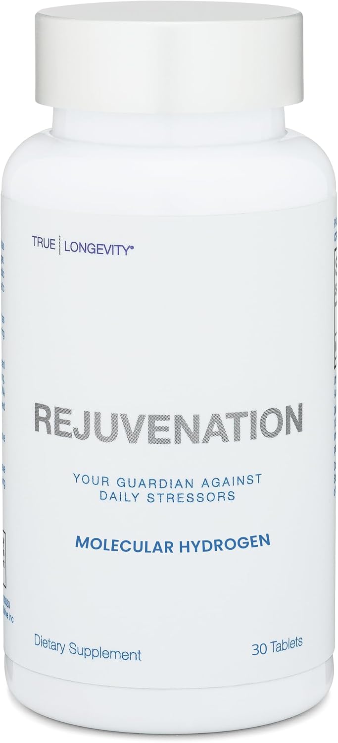 DrinkHRW REJUVENATION Molecular Hydrogen Water Tablets Unflavored, 30 Count