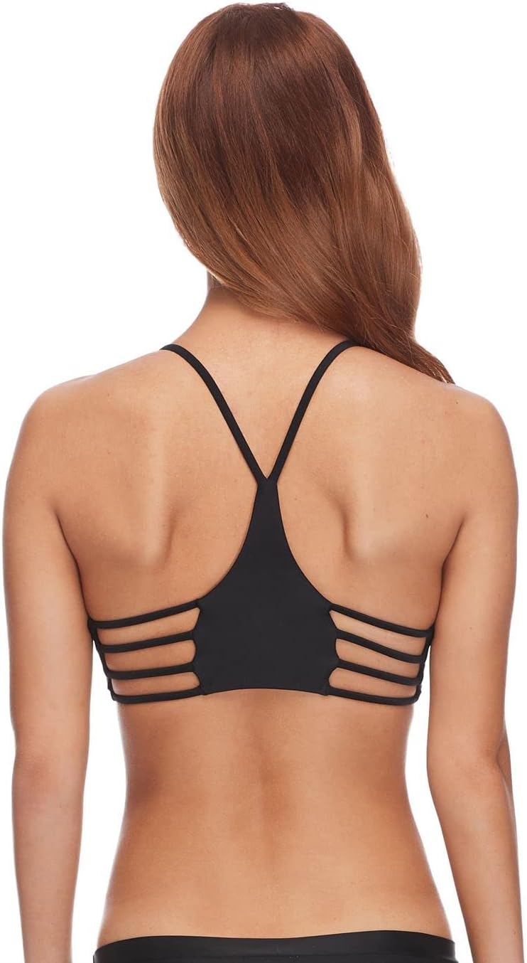 Body Glove Standard Smoothies Alani Solid Strappy Back Bikini Top for Women