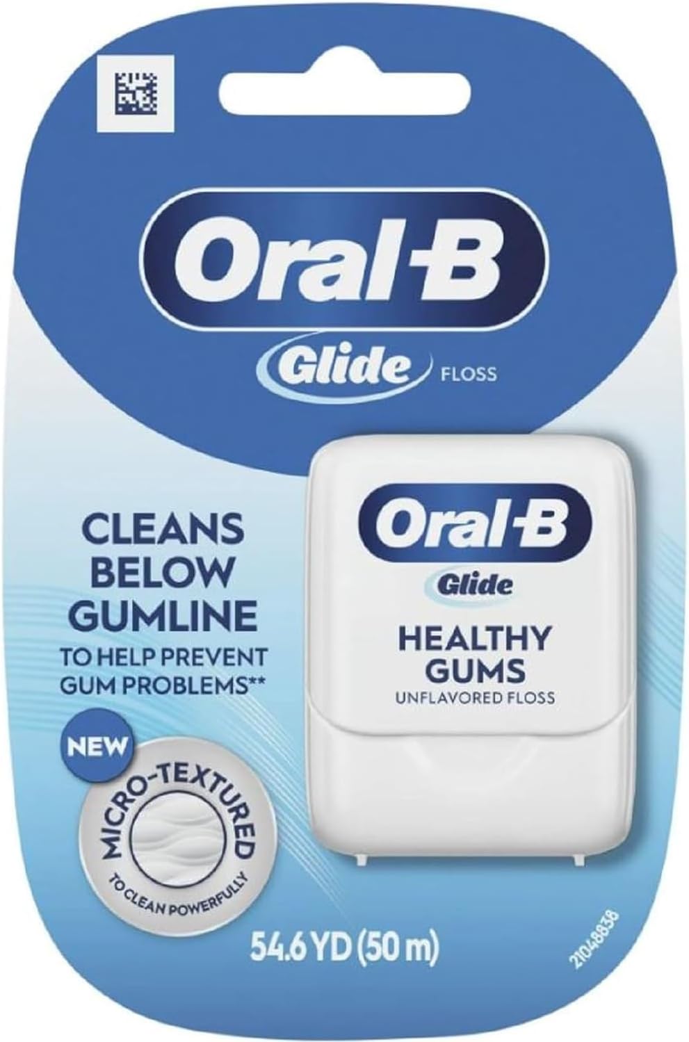 Oral-B Glide Floss Healthy Gums Unflavored Floss 54.6 YTD (50 m) Pack of 5