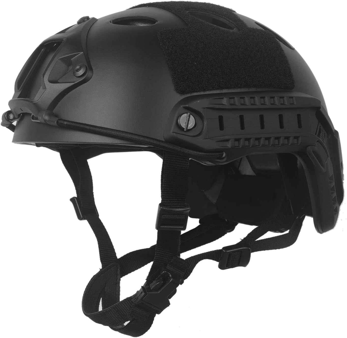 LOOGU Fast BJ Base Jump Tactical Helmet for Airsoft with 12-in-1 Headwear