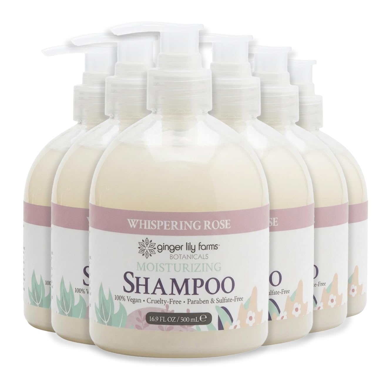 Ginger Lily Farms Botanicals Moisturizing Shampoo for All Hair Types, Coco Mango, 100% Vegan & Cruelty-Free, Coconut Mango Scent, 1 Gallon (128 fl oz) Refill | for Hands, Body & Hair, Moisturizing Wash, Salon Wash, Spa Cleanser, Salon & Spa Essentials, M…