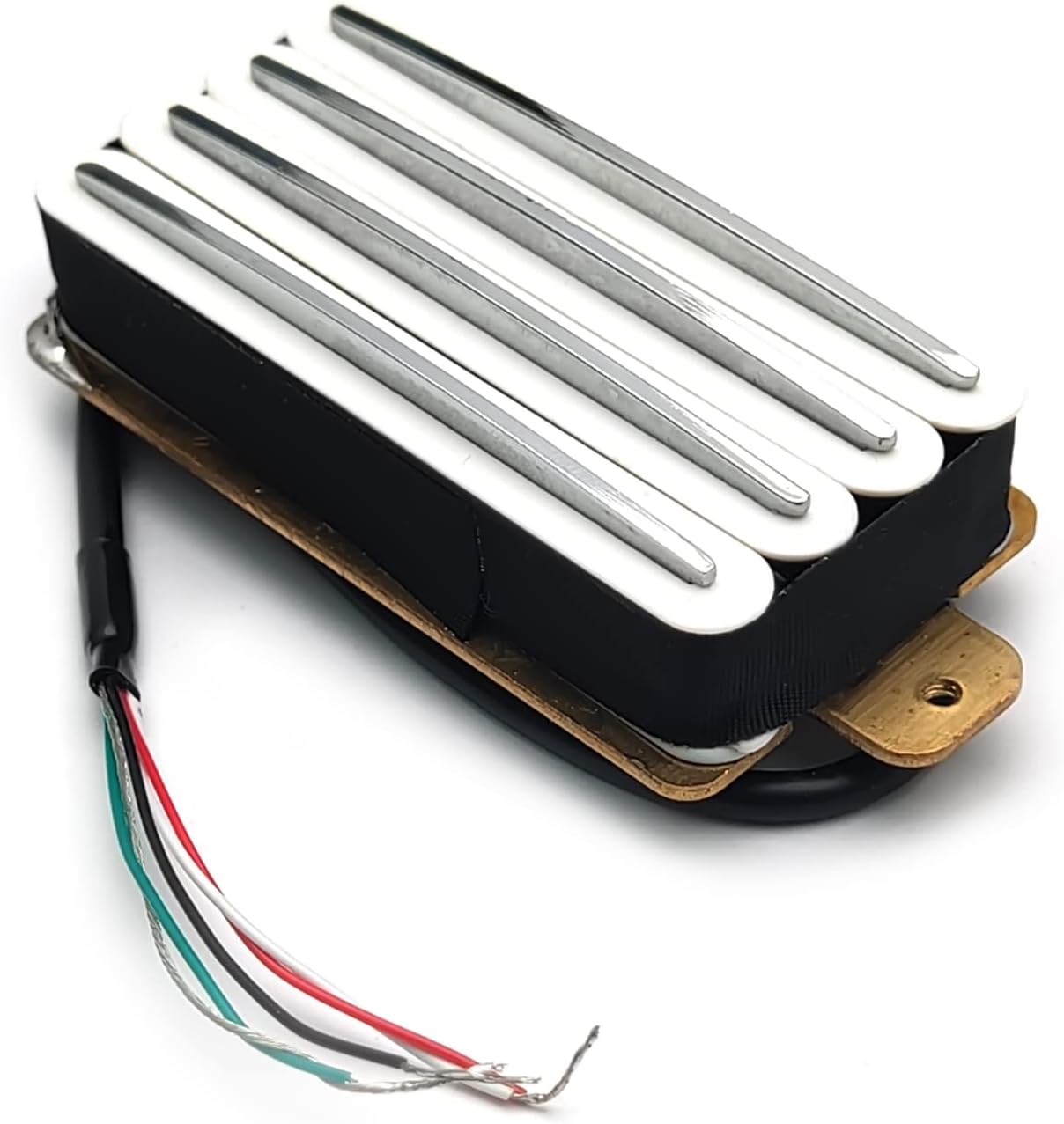 SAPHUE 2-Dual Blade Electric Guitar High Output Track Type Four Coil Humbucker Pickup Black