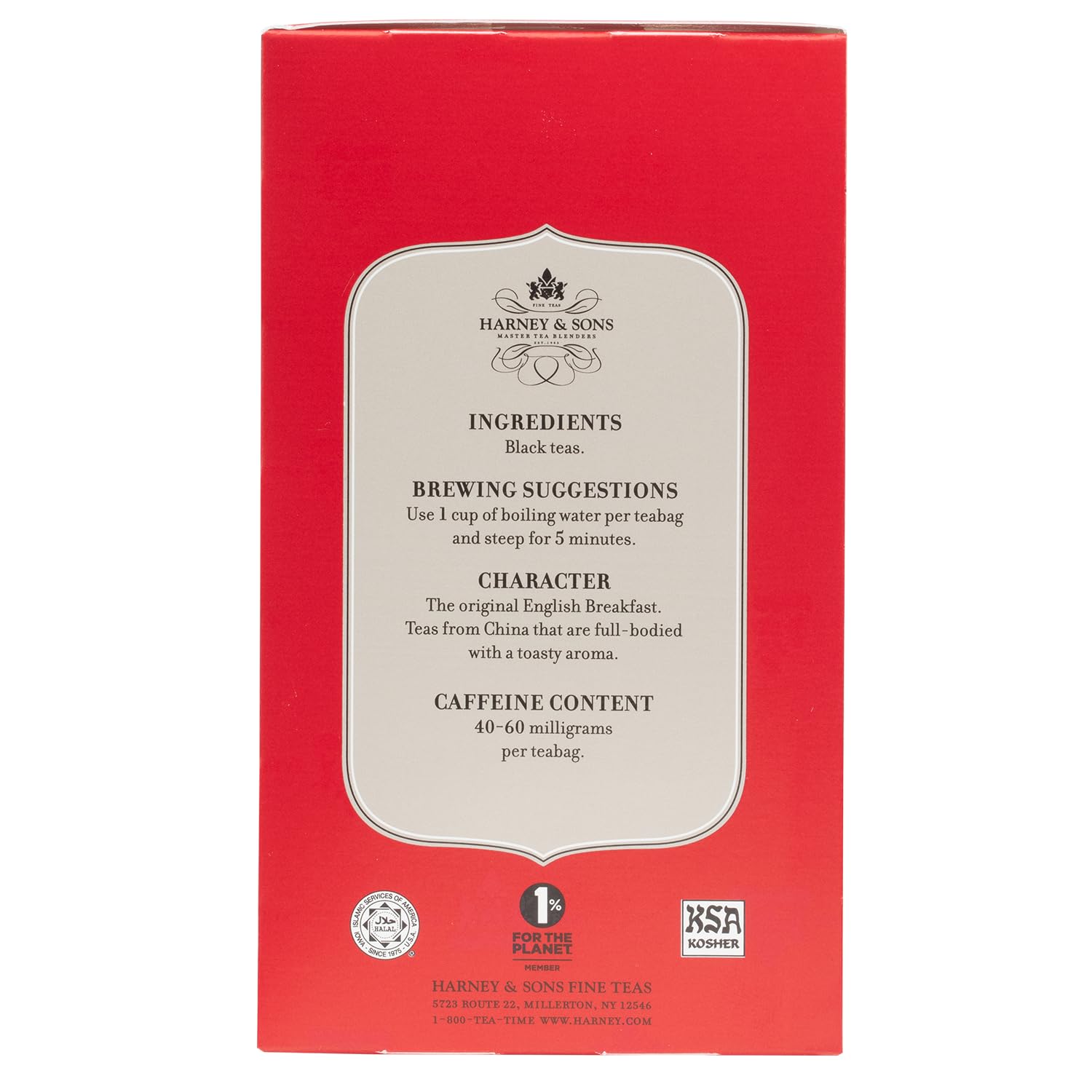 Harney & Sons Tea Bags Tropical Green 20 Count