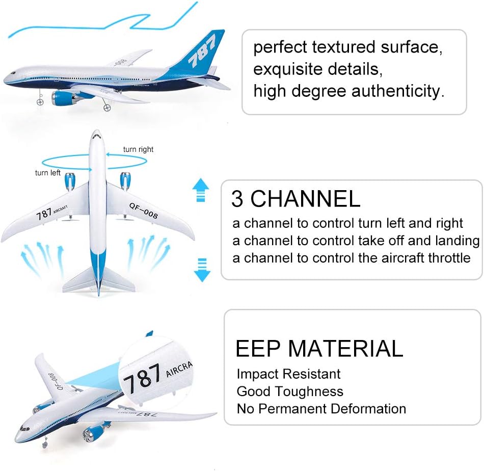 GoolRC QF008 787 Airplane Miniature Model Plane 3CH 2.4G Remote Control EPP Aircraft RTF RC Toy