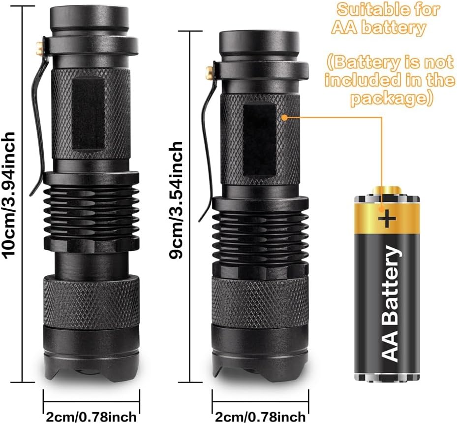 High Power 1 Mode Red LED Flashlight, Single Mode Red Flashlight, Red Light Flashlight Red Light Torch for Astronomy, Aviation, Night Observation