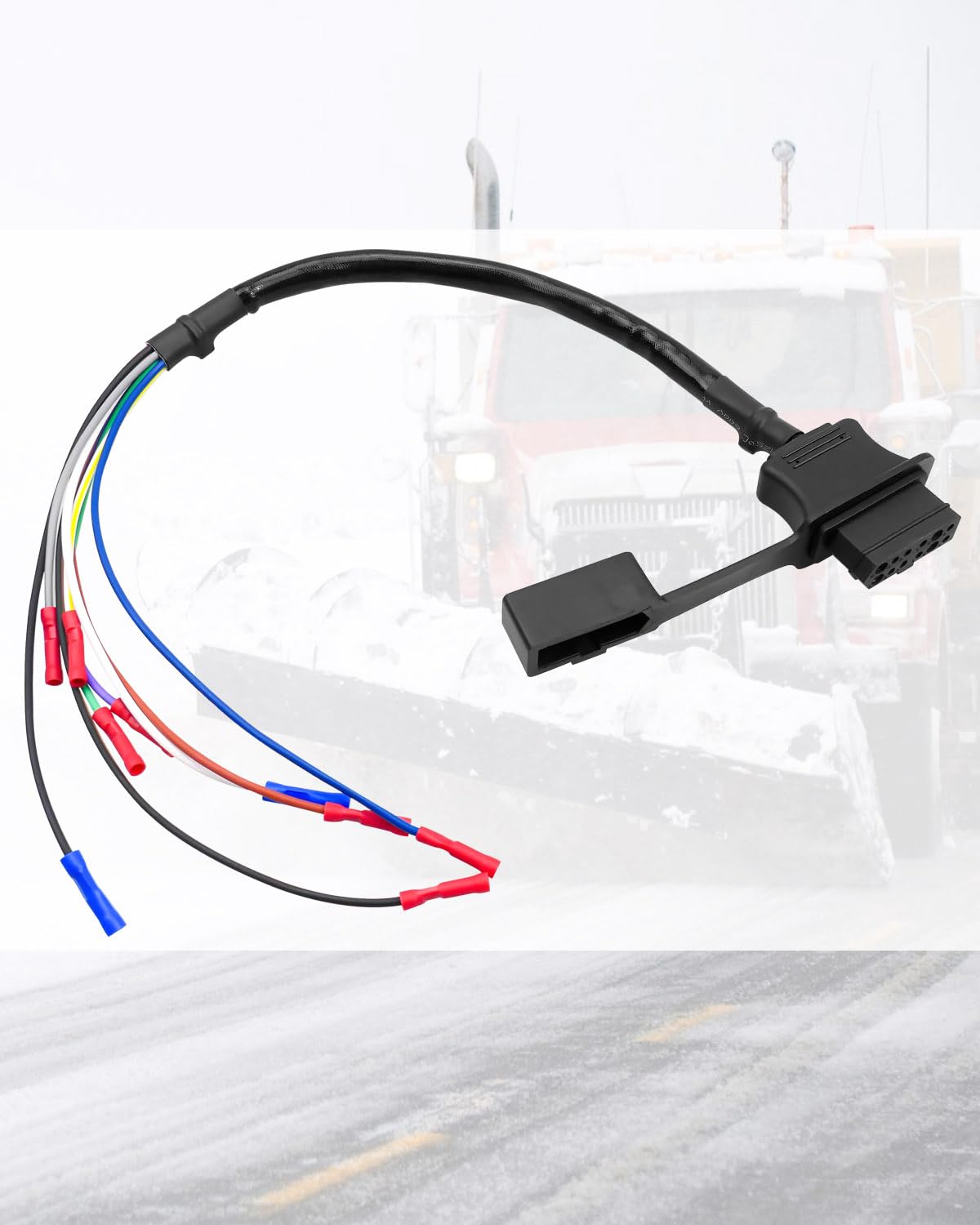 9 Pin Repair Harness Kit Fit for Western Fisher 49317 22335K 49308 22336K | Truck and Snow Plow Side