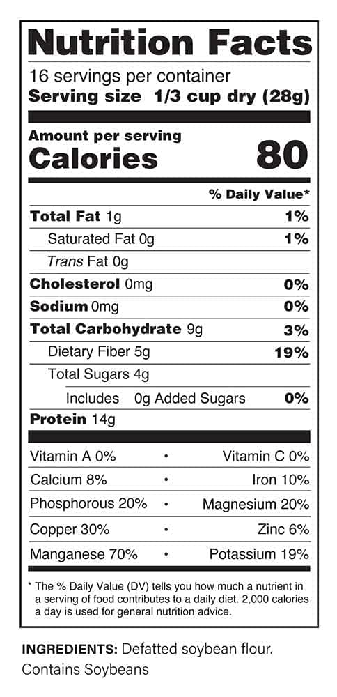 Plant Basics - Hearty Plant Protein - Unflavored Ground, 1 lb (Pack of 6), Non-GMO, Gluten Free, Low Fat, Low Sodium, Vegan, Meat Substitute