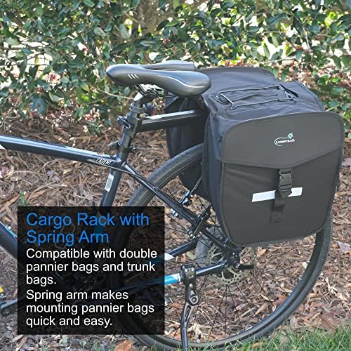 Lumintrail Bike Cargo Rack, Seatpost Mounted Bicycle Luggage Carrier with 20 LBs Weight Capacity for Trunk Bags