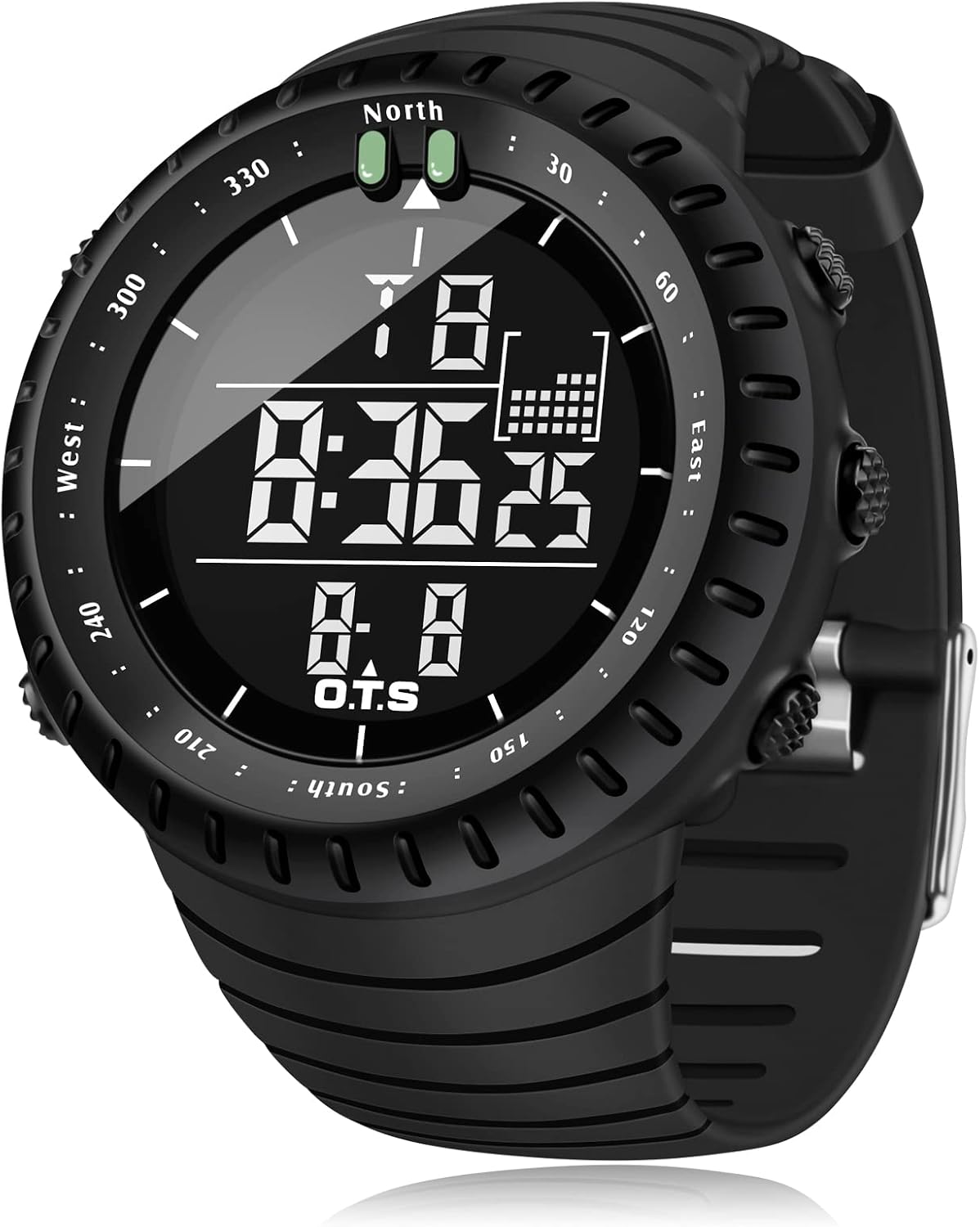 PALADA Men's Digital Sports Watch Waterproof Tactical Watch with LED Backlight Watches for Men