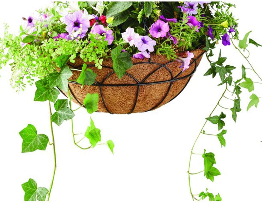 Coco Liners for Planters 20 Inch 2PCS Replacement Coco Fiber Basket Liner for Round Baskets Garden Containers