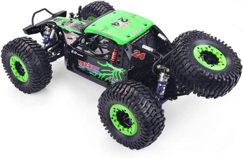 1/10 Scale 4WD RC Cars for Adults Brushless+Wheel，Max 43 MPH Off-Road Fast RC Cars (red)