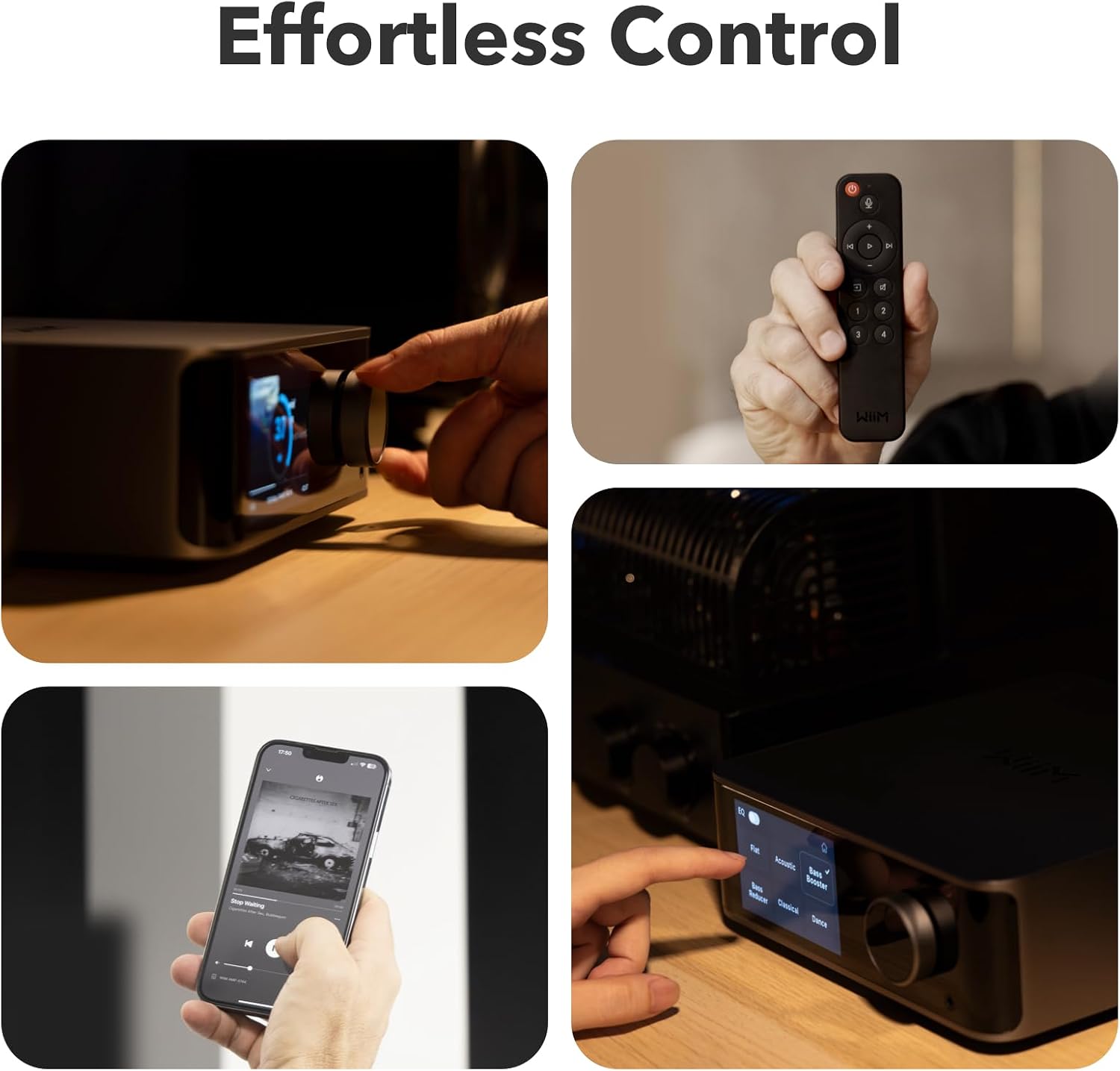 WiiM Ultra Hi-Res Music Streamer with Touchscreen & ESS DAC, Silver | Wi-Fi Streaming, RoomFit Correction, HDMI ARC, Phono Input & Multi-Room Audio