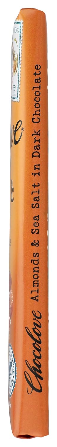 Chocolove Almonds and Sea Salt in Dark Chocolate, 3.2 oz