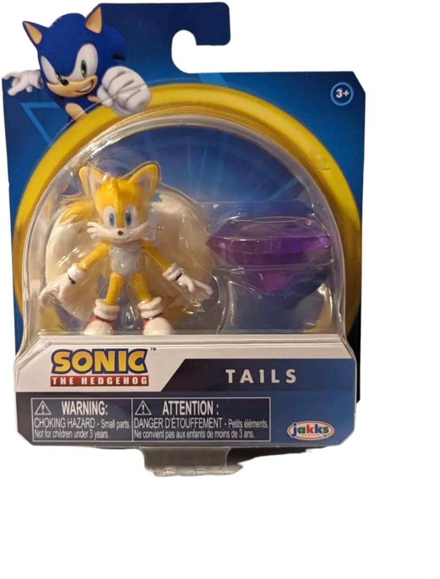 Sonic The Hedgehog 2.5 Inch Action Figure - Tails with Emerald