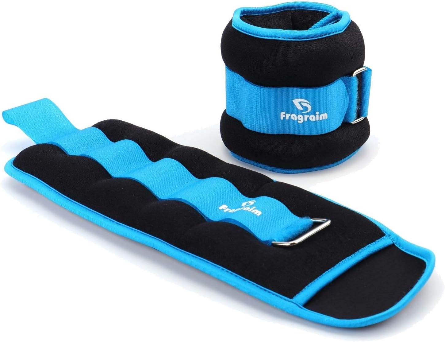 Ankle Weights for Women, Men and Kids - 1/2/3/4/6/8/10/12/15/20 LBS 1 Pair Strength Training Wrist/Leg/Arm Weight with Adjustable Strap for Jogging