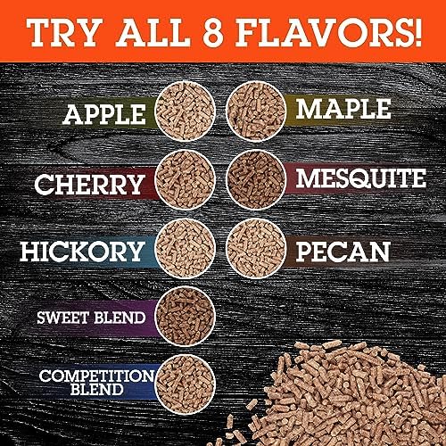 Camerons 100% All Natural Mesquite BBQ Smoking Wood Pellets, 1 Pint | Kiln Dried Barbecue Wood for Smokers, Pellet Grills & Fire Pit
