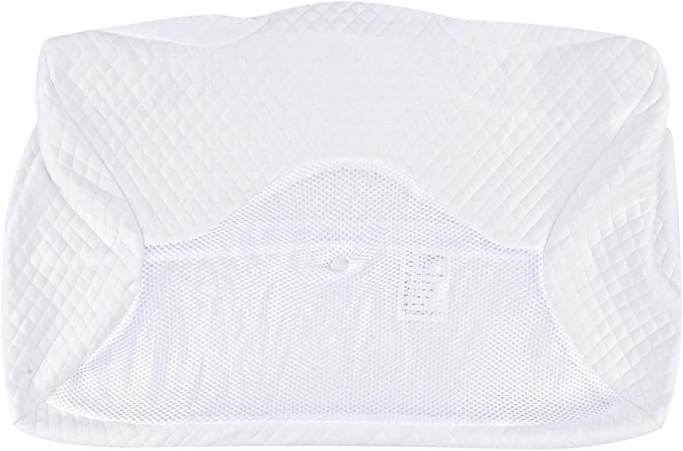 HOMCA Pillowcase PL01 Memory Foam Standard Size Pillow, White