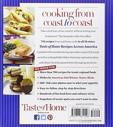 Taste of Home Recipes Across America: 735 of the Best Recipes from Across the Nation