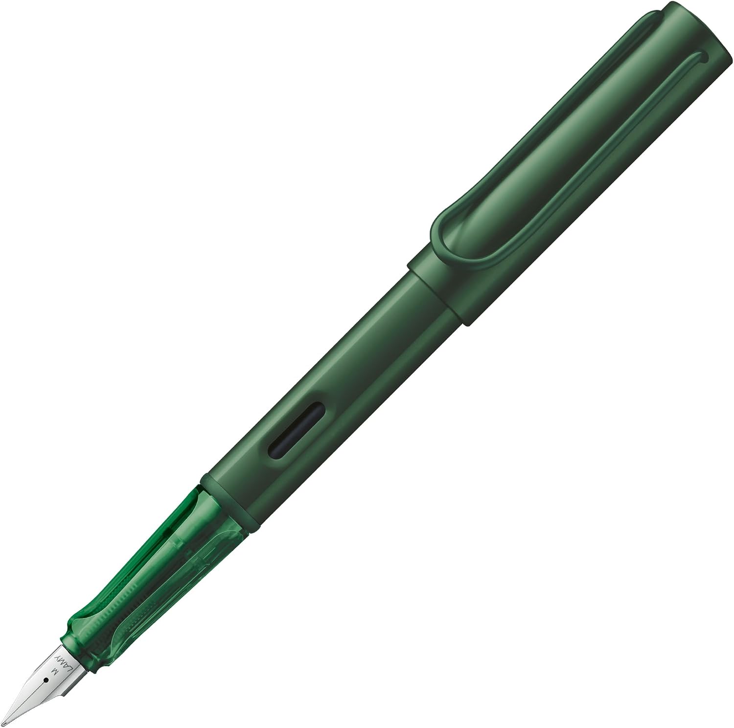 LAMY AL-star black - Fountain Pen with ergonomic grip & black Left-Handed steel nib (LH) in size M - lightweight aluminum body - including LAMY T 10 blue cartridge