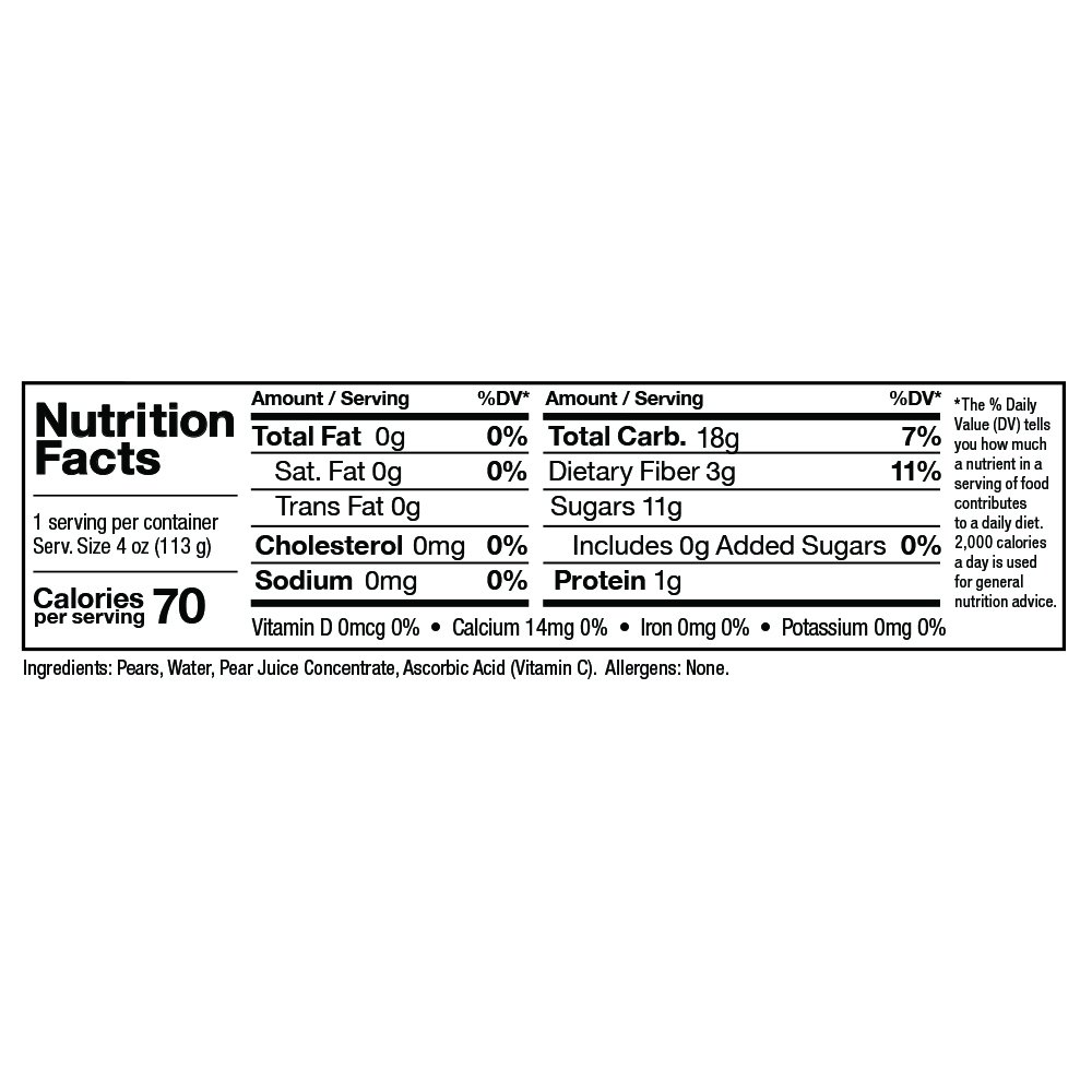 Zee Zees Mango Peach Applesauce Cups, Unsweetened, All Natural, No Sugar Added, 4 oz Cups, 24 pack
