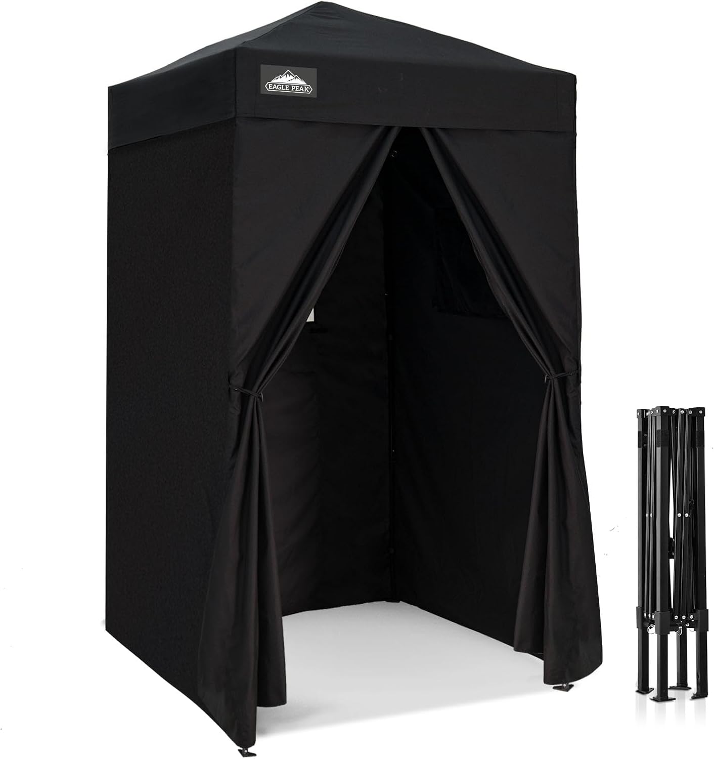 EAGLE PEAK 4x4 Pop Up Changing Tent, Outdoor Changing Room, Gray/White
