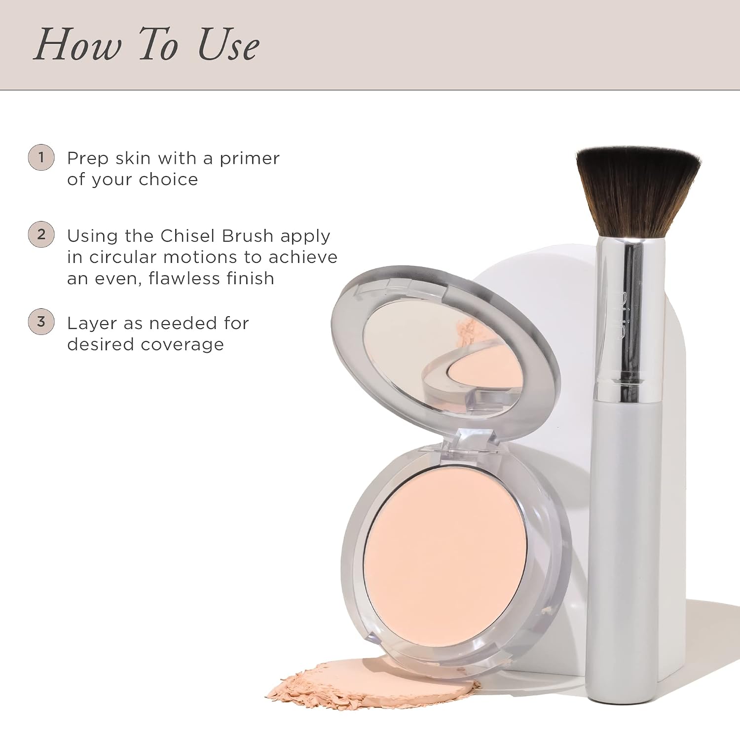 PÜR 4-in-1 Pressed Mineral Makeup Powder Foundation with SPF 15 | Buildable Foundation Coverage - Smooth, Even-Looking Complexion Makeup Delivers Custom Coverage and Comfortable Everyday Wear