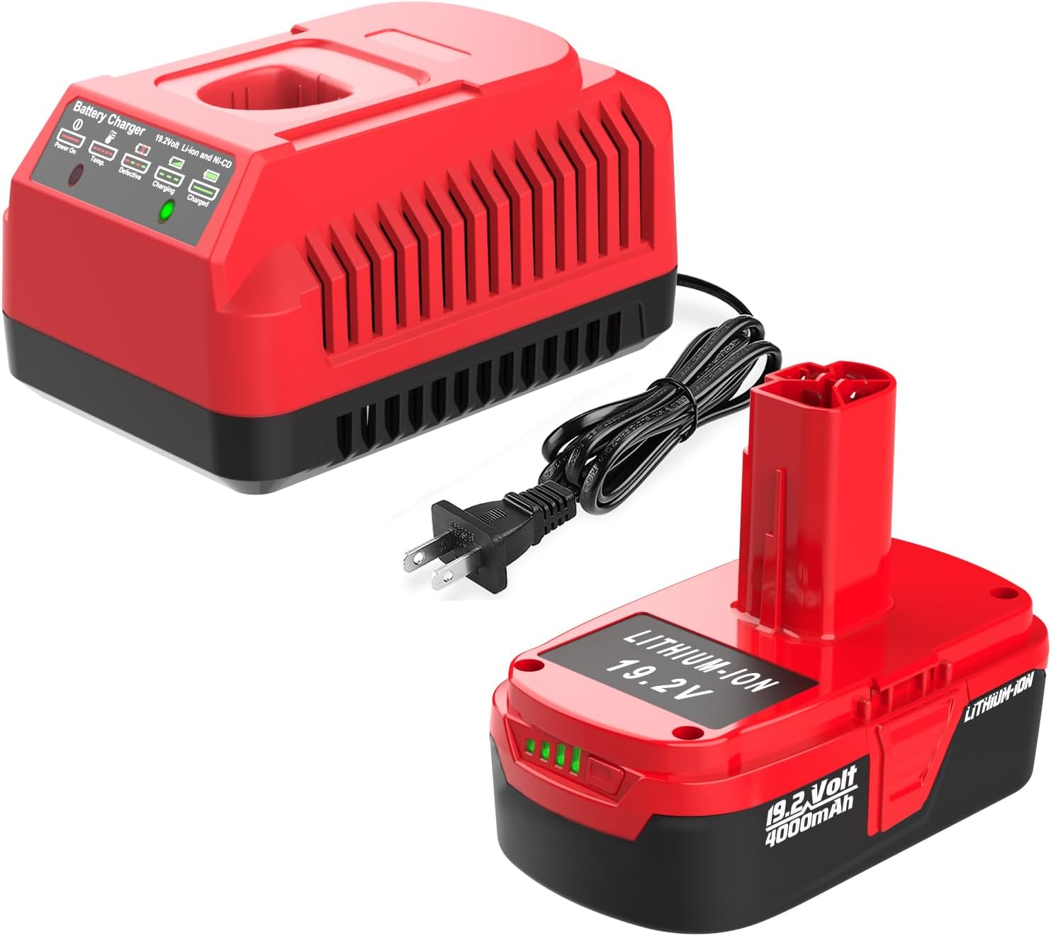 2Pack 6.5Ah C3 Lithium Battery Kits for Craftsman 19.2V Battery