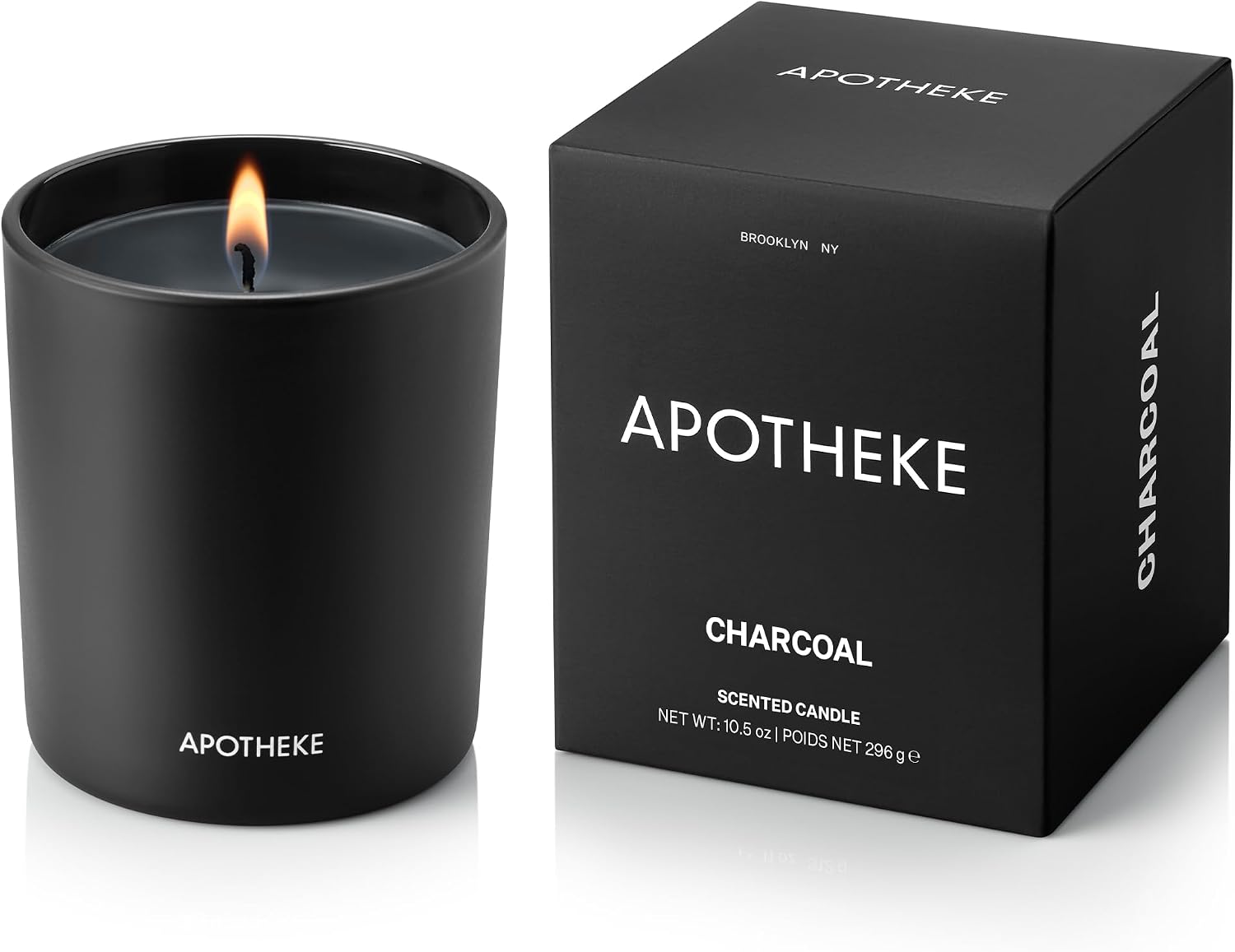 Apotheke Signature Scented Candles for Home, Canvas - 10.5 Oz | Long-Lasting Non-Toxic Soy Wax Jar Candle with Essential Oils, Large - Luxury Gift for Women & Men