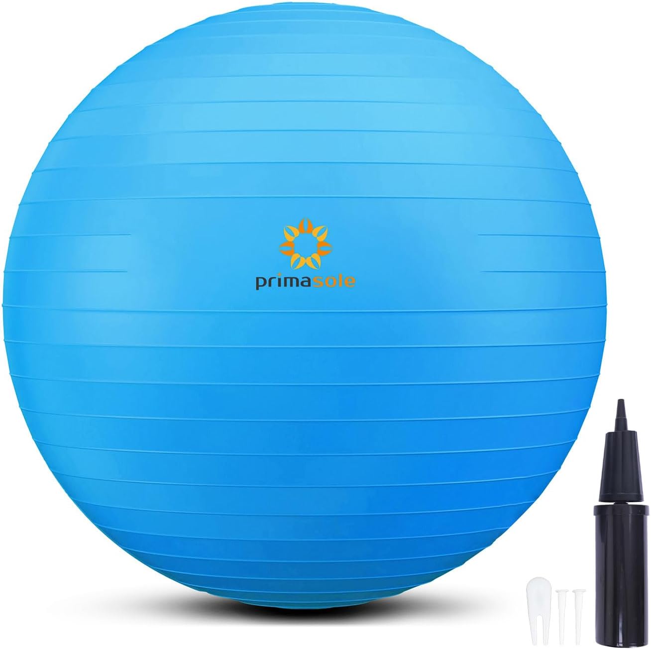 Primasole Exercise Ball for Balance Stability Fitness Workout Yoga Pilates at Home Office & Gym Birthing Ball for Pregnancy, Office Ball Chair