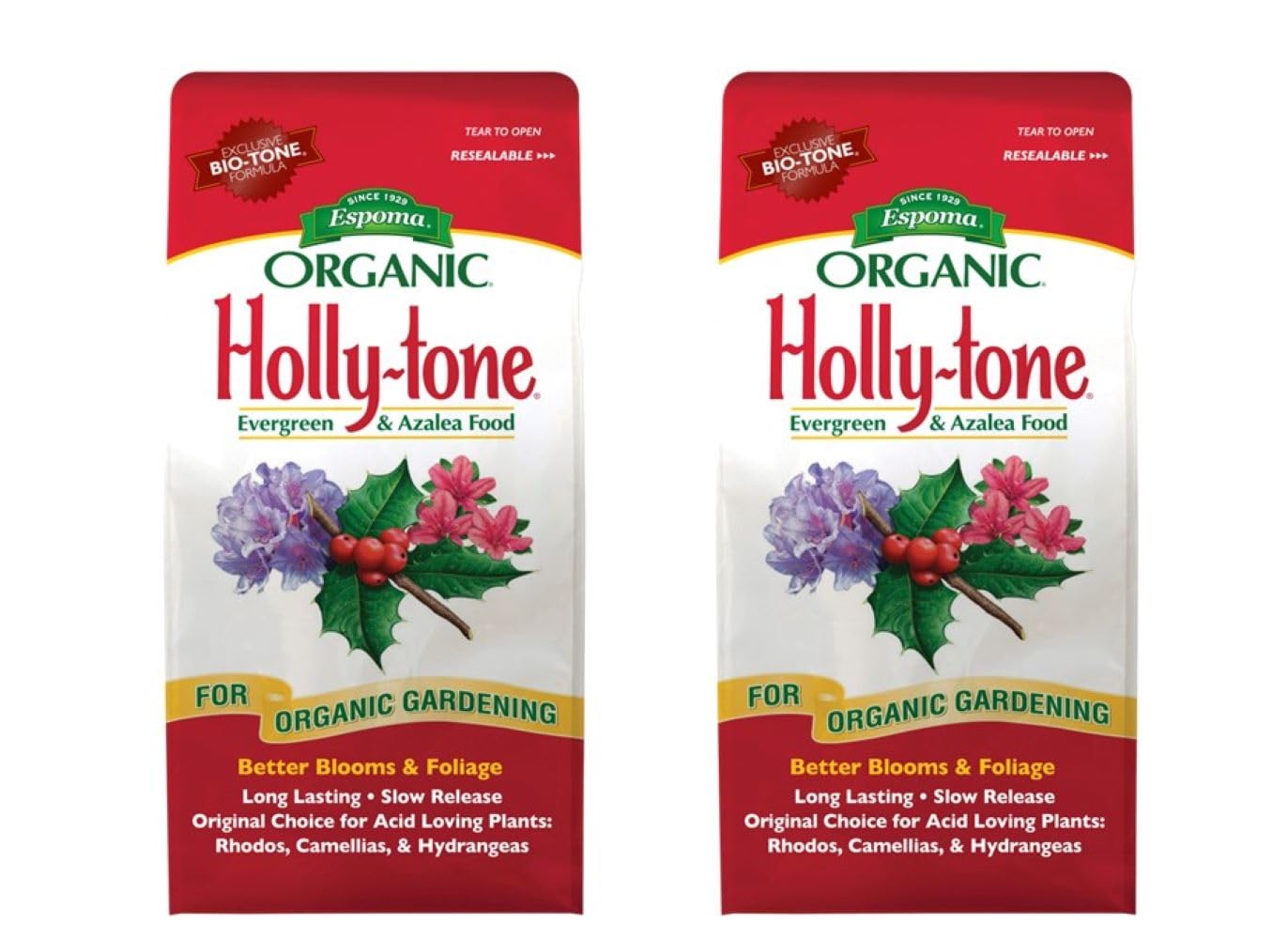 Espoma Organic Holly-Tone 4-3-4 Evergreen & Azalea Plant Food, 4lb. Bag