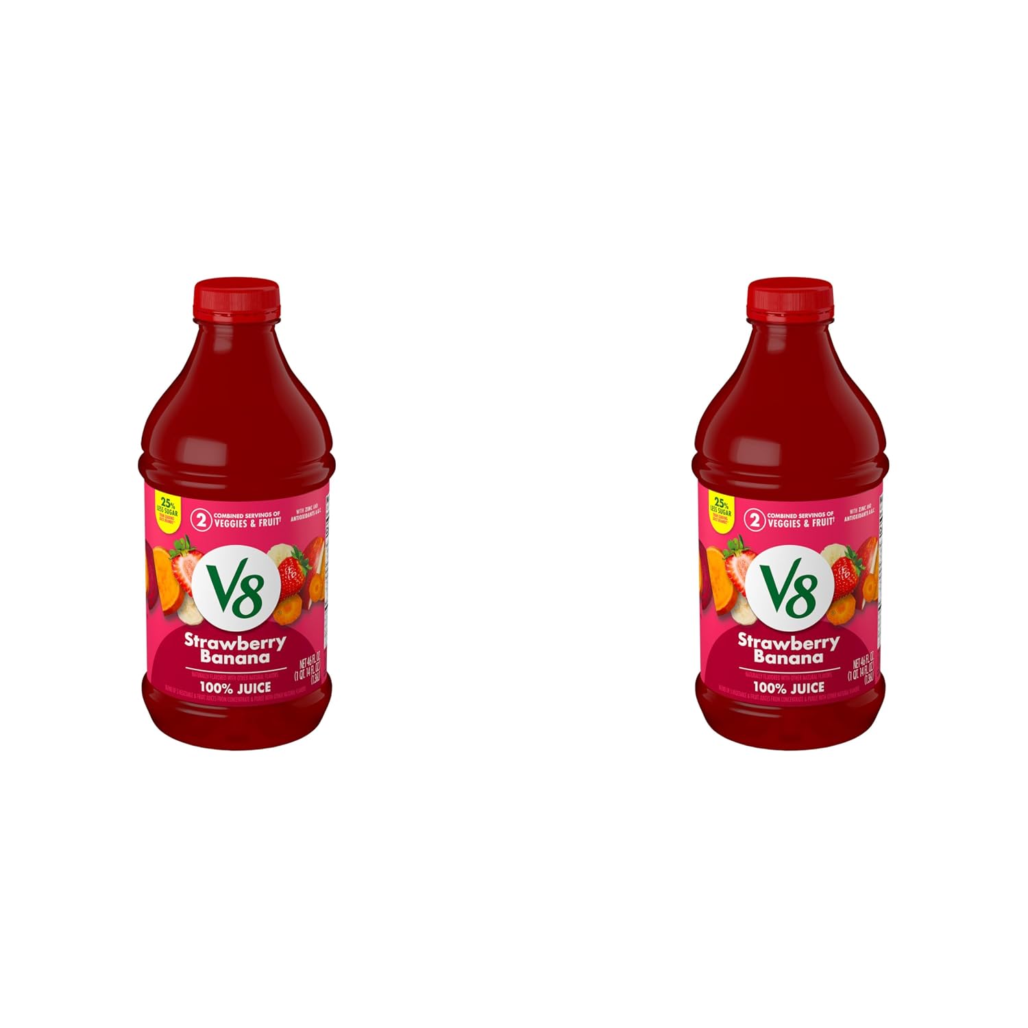 V8 Blends 100% Juice Pomegranate Blueberry Juice, Fruit and Vegetable Juice Blend, 46 Fl Oz Bottle