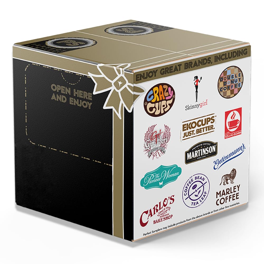 Perfect Samplers Hot Chocolate Single Serve Cups For Keurig K cup Brewers, Variety Pack Sampler, Cocoa, 30 Count