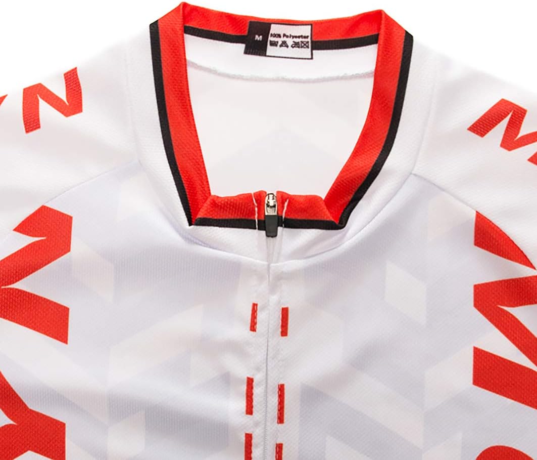 Men's Quick-Dry Cycling Jersey Set Road Bike Bicycle Shirt + Bib Shorts with 9D Gel Pad MTB Riding Clothing Kit