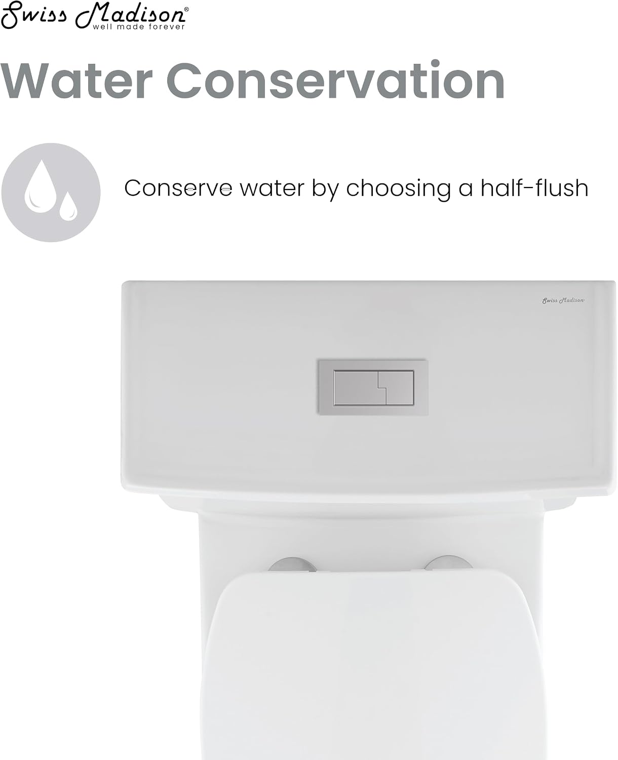 Swiss Madison Voltaire One-Piece Elongated Toilet Dual-Flush 1.1/1.6 gpf