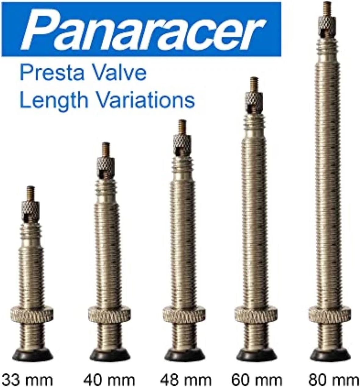 Panaracer Bicycle Tubes Presta Valve in Singles and Pairs
