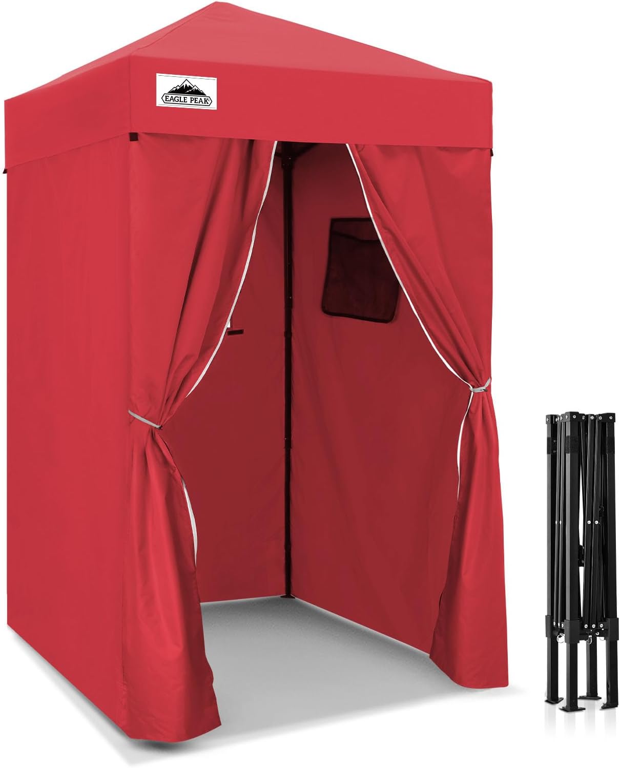 EAGLE PEAK 4x4 Pop Up Changing Tent, Outdoor Changing Room, Gray/White