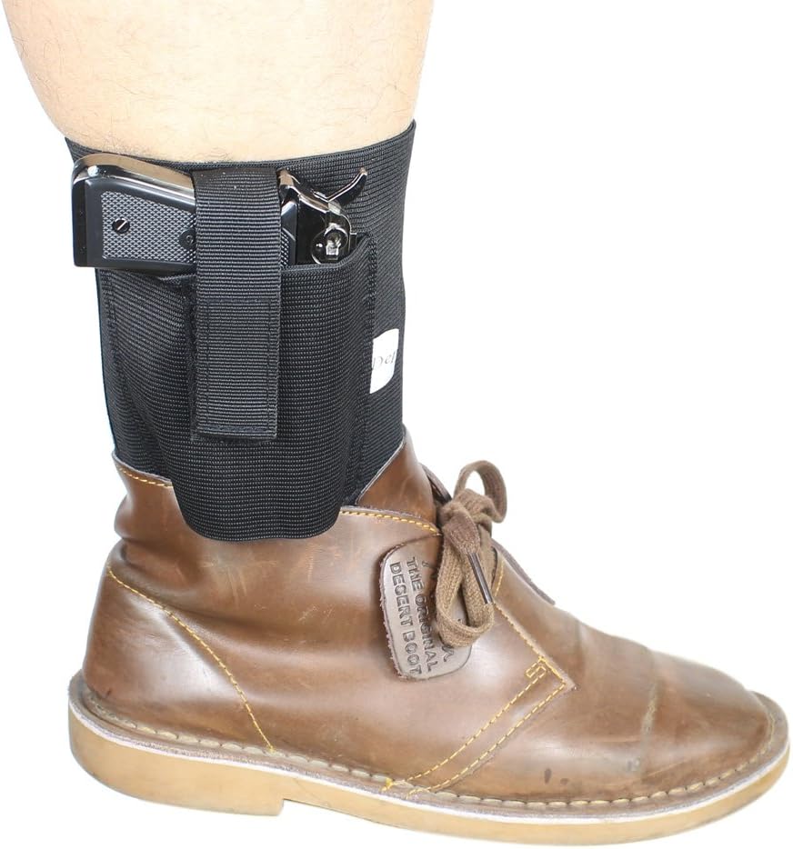 Ankle Holster for Concealed Carry Compatible with G42, 43, 36, 26, Ruger LCP, LC9,and Similar Guns