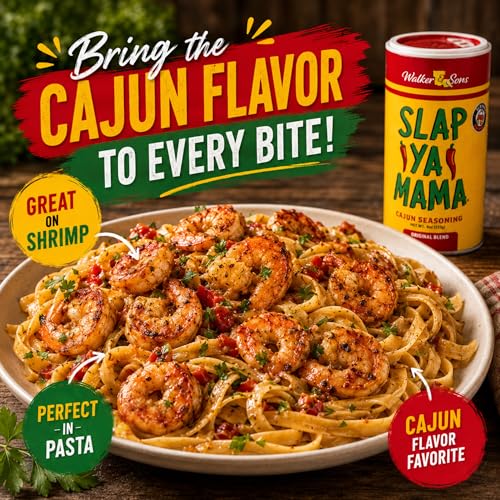 Slap Ya Mama Original Cajun Seasoning, 4 oz | one 4 oz canister of Original Blend Cajun seasoning for chicken, seafood, vegetables, grilling