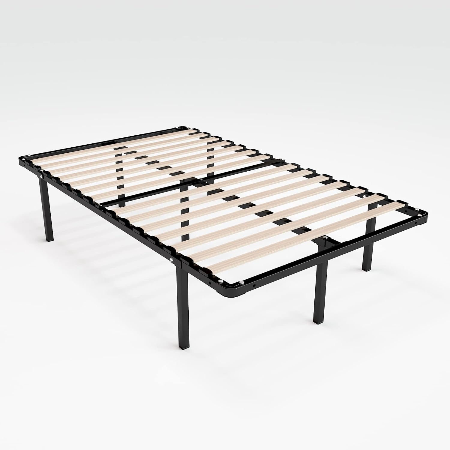 ZINUS SmartBase Compack Mattress Foundation, 14 Inch Metal Bed Frame, No Box Spring Needed, Sturdy Steel Slat Support, Full