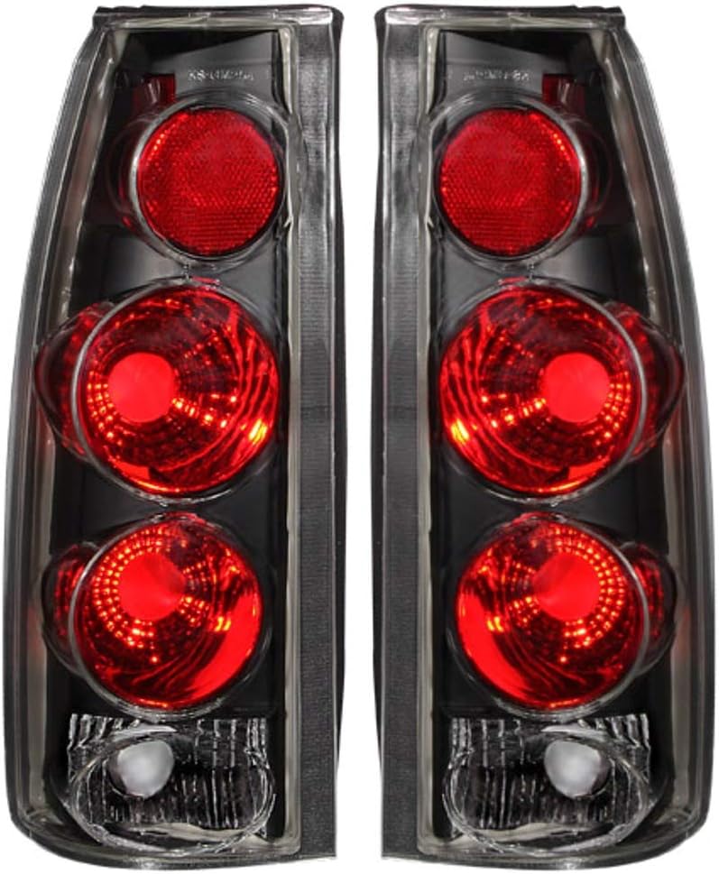 ANZO USA 211154 Dark Smoke 3D Style Taillight for Chevrolet GM Truck - (Sold in Pairs)
