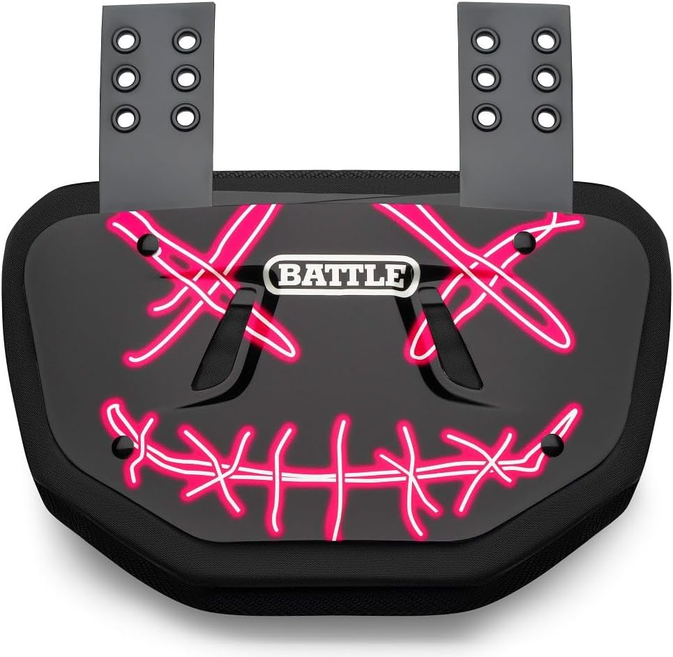 Battle Sports Novelty Football Back Plate, Kids, Adults