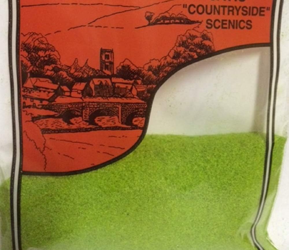Melody Jane Dollhouse Light Green Grass Garden Scenic Scatter 40g 12s