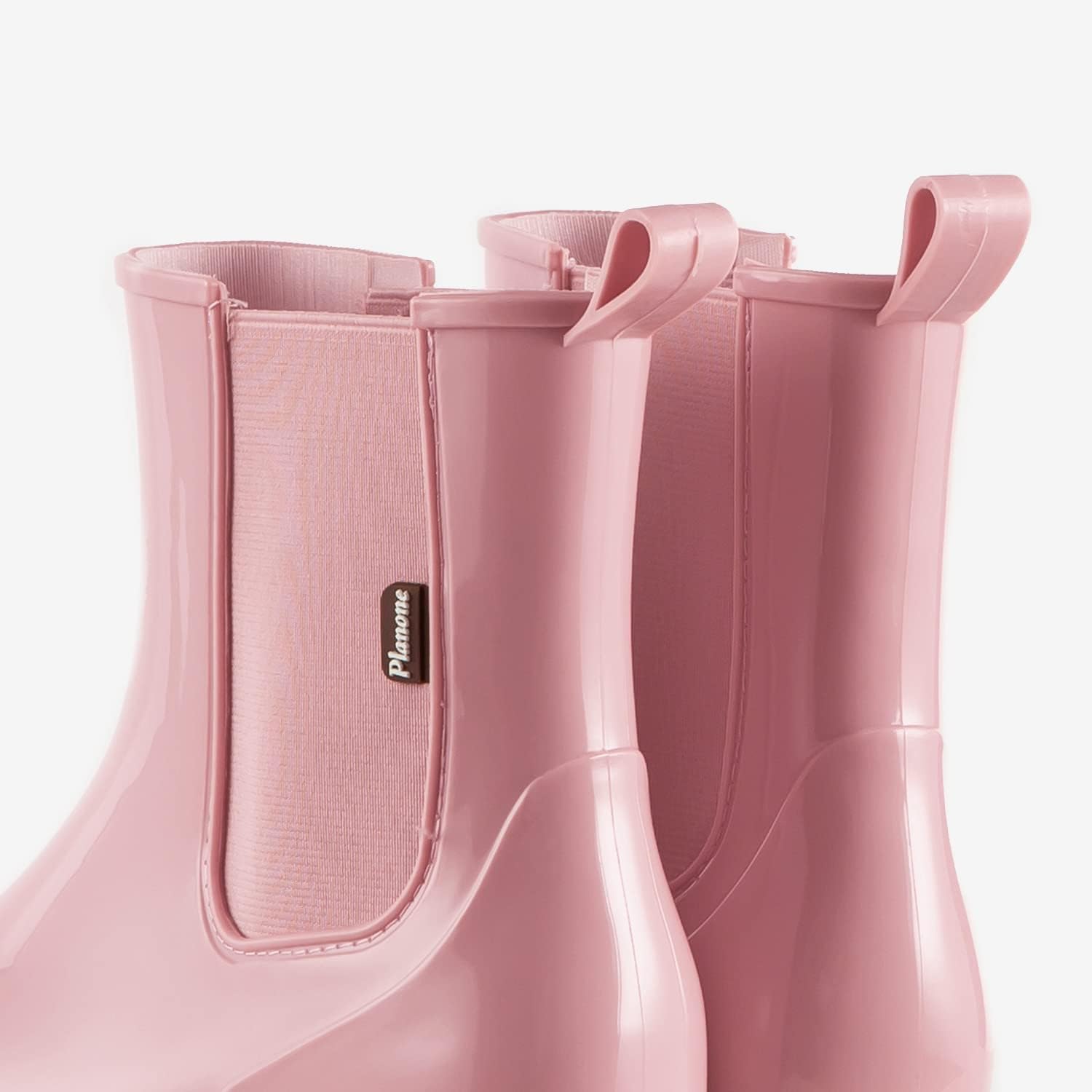 planone Cute Short Rain Boots for Women, Waterproof Chelsea Ankle Boots