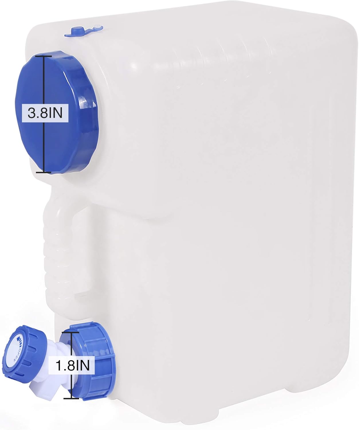 5 Gallon Water Container with Spigot, Portable Camping Water Jug