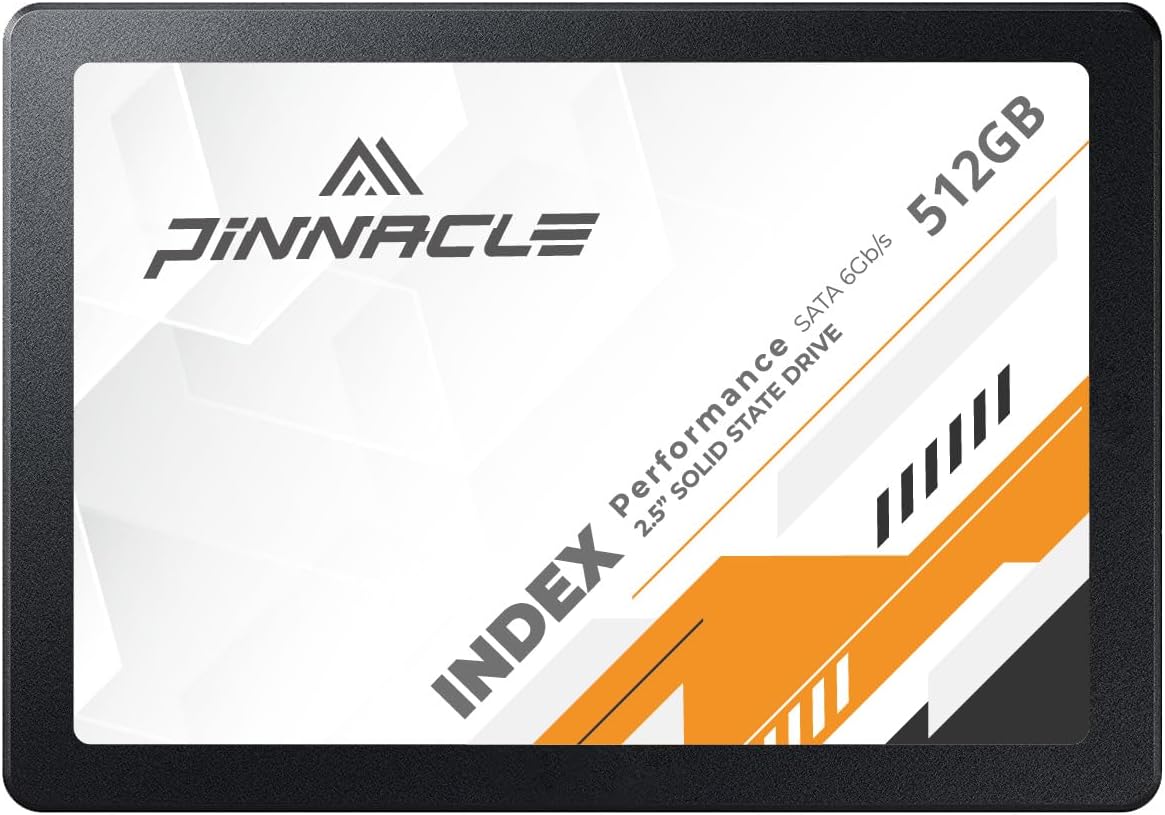 Timetec 512GB SSD 3D NAND SATA III 6Gb/s 2.5 Inch 7mm (0.28") Read Speed Up to 550 MB/s SLC Cache Performance Boost Internal Solid State Drive for