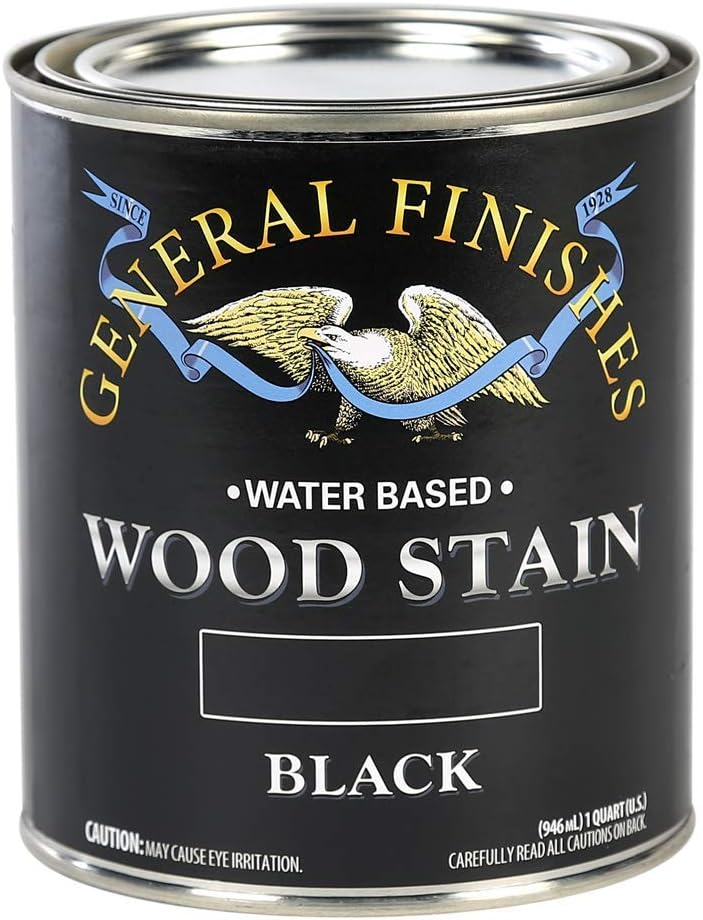 General Finishes Water Based Wood Stain, 1 Quart, Antique Oak